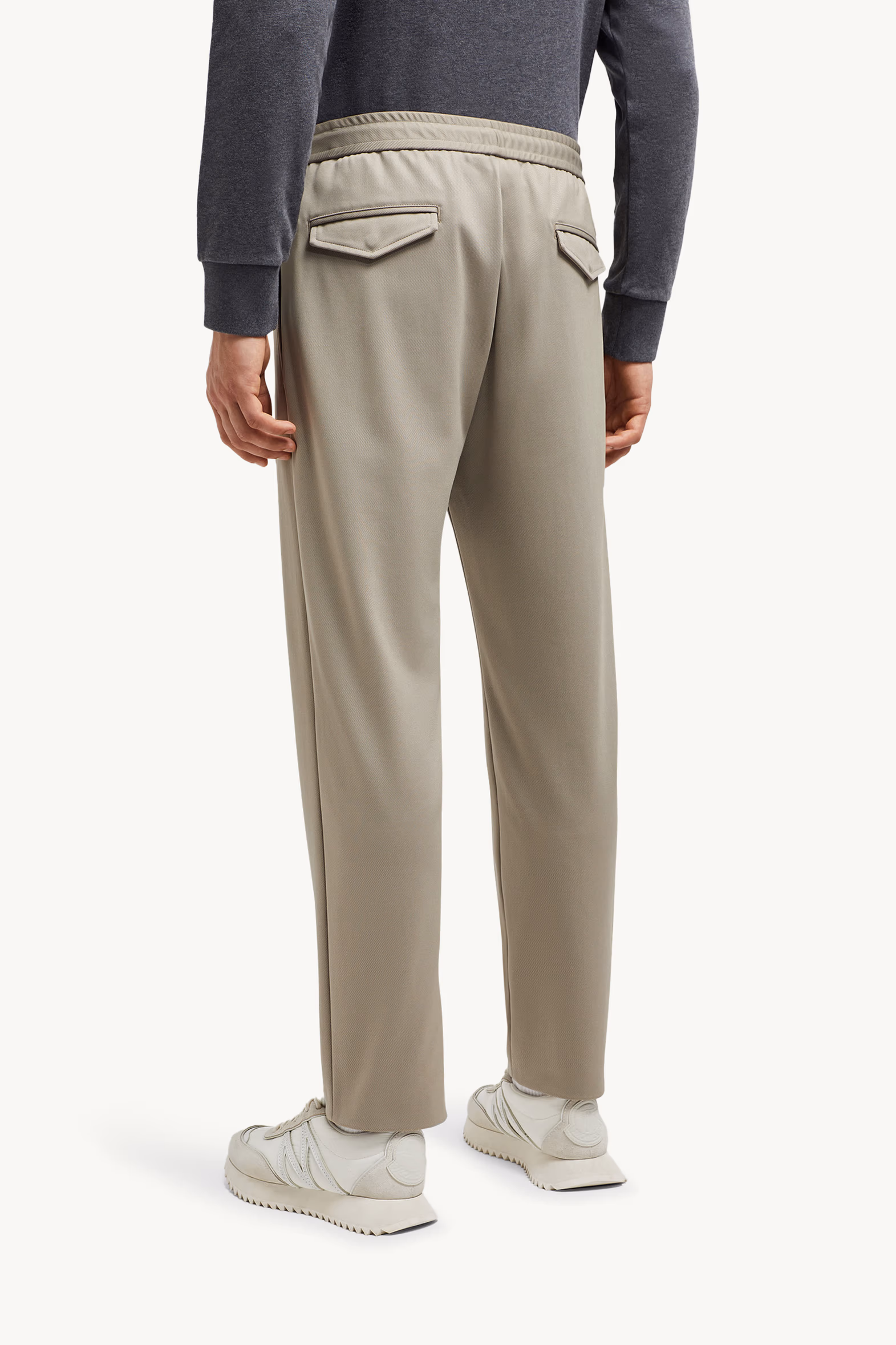 Pantalones deportivos con logotipo Hombre Marrón Grisáceo Moncler 5
